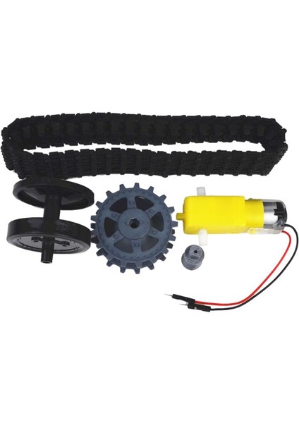 Haoen Akıllı Tank Parça Konveyör Bant Tt Motor Tahrik Tekerlekleri Kitleri Dıy Aksesuarları (Yurt Dışından)