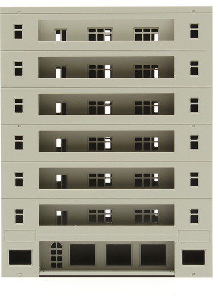 Out Modeller Ray Düzeni Modern Bina Tory / Okul N Ölçeği 1:160 (Yurt Dışından)