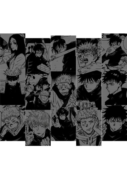 Jujutsu Kaısen Manga Poster Duvar Kağıdı Seti