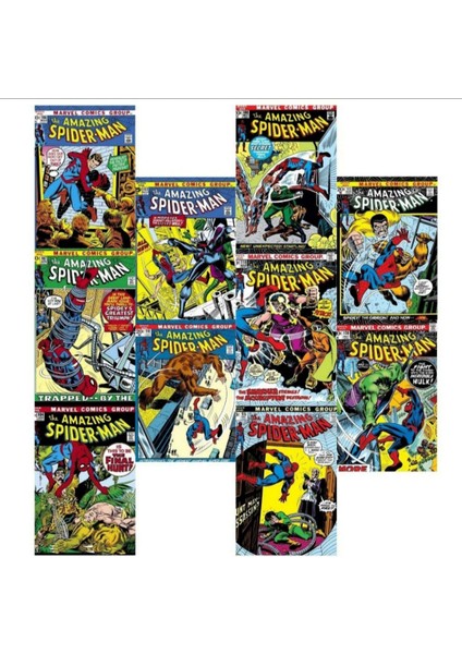 Spıderman Marvel Örümcek Adam Poster Duvar Kağıdı Seti