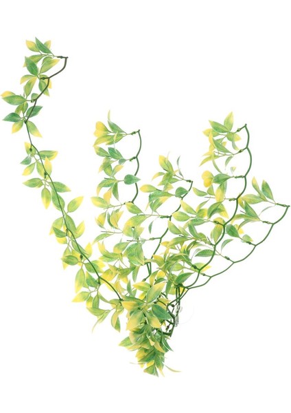 20 "sürüngen, Yılan, Kaplumbağa, Vivarium Bitkileri Dekor Süsleme Yapay Eaf Vine L (Yurt Dışından)