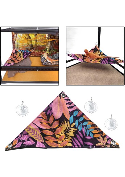 Sürüngen Hamak Mat Hamster Leopar Gecko Için Asılı Yatak Küçük Pet Hayvanlar Mor L (Yurt Dışından) indirimleri