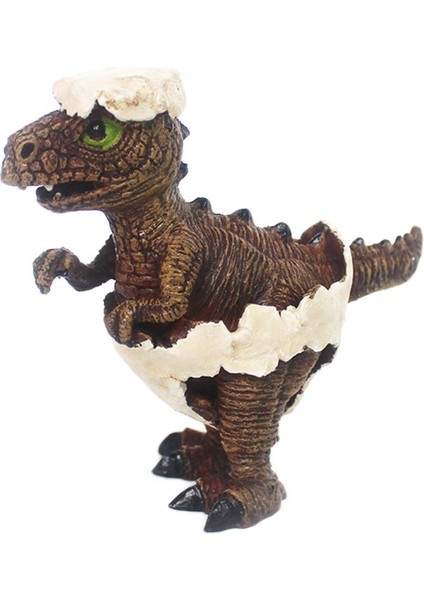 2 Adet Akvaryum Balık Tankı Reçine Dekor Dinozor Modeli Sürüngen Gizleme Peyzaj (Yurt Dışından) modelleri