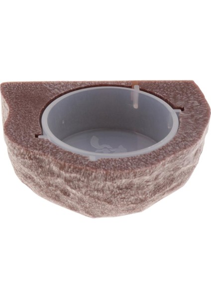 Sürüngen Besleyici Gıda Tutucu Kupası Gecko Doğal Kaya Bakışı Çıkıntısı -Magnetic Brown (Yurt Dışından) fırsatları