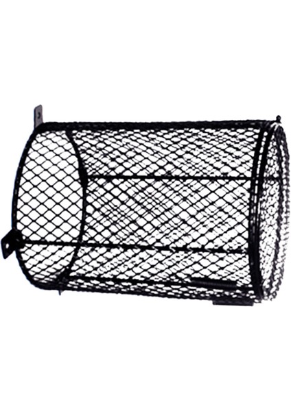 Sürüngen Isı Lambası Ampul Metal Abajur Pet Anti-Haşlanma Kapak Silindir (Yurt Dışından)