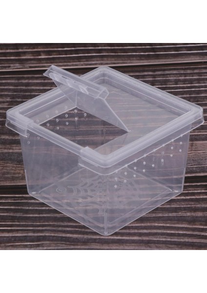 30X Besleme Kutusu Pet Böcek Sürüngen Üreme Kafes Kuluçka Konteyner Clear (Yurt Dışından) fırsatları
