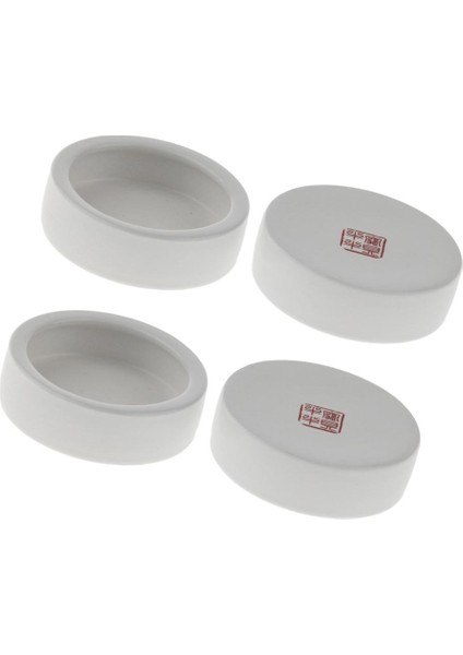 4 Adet Seramik Sürüngen Besleme Çanak Gıda Su Kabı (Yurt Dışından)