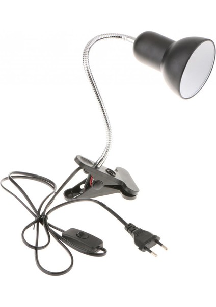Esnek Sürüngen Lamba Tutucu Ampul Klip Masa Lambası Tutucu Ab Tak Siyah (Yurt Dışından)