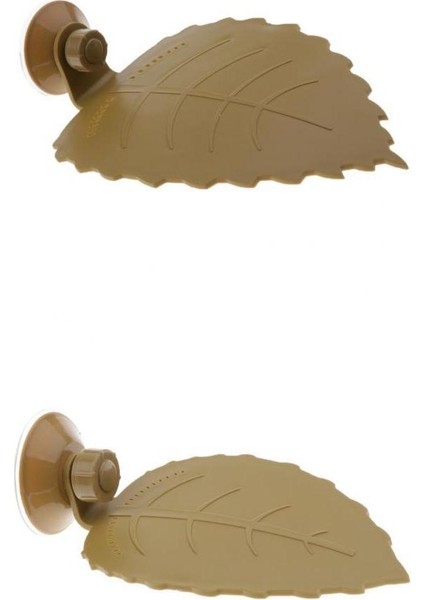 2x Sürüngen Kaplumbağa Iskelesi Yaprak Şekil Yüzen Dock Basking Island Platform S + L (Yurt Dışından)