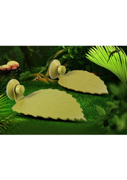 2x Sürüngen Kaplumbağa Iskelesi Yaprak Şekil Yüzen Dock Basking Island Platform S + L (Yurt Dışından) fiyatları