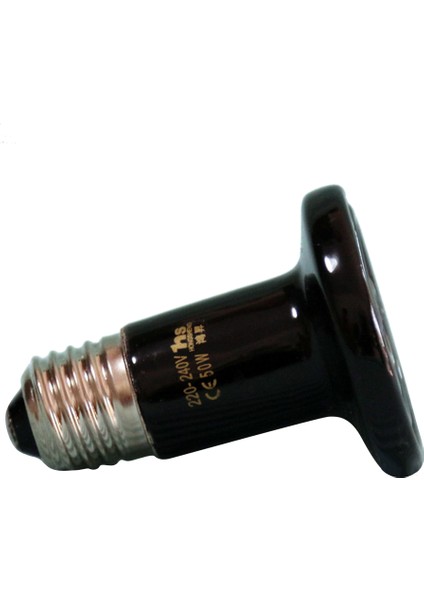 E27 Siyah Sürüngen Seramik Kızılötesi Lamba Isı Verici Ampul - 25 W (Yurt Dışından)