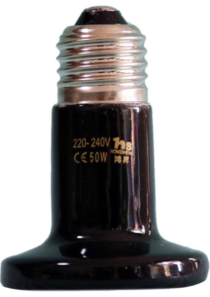 E27 Siyah Sürüngen Seramik Kızılötesi Lamba Isı Verici Ampul - 25 W (Yurt Dışından) fırsatları