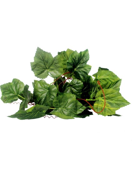 Sürüngen Vivarium Dekorasyon Akvaryum Süsleme Yapay Üzüm Ivy Vines (Yurt Dışından)