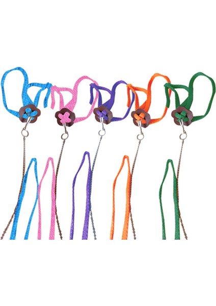 Ayarlanabilir Sürüngen Kertenkele Koşum Tasma Halat Işık Yumuşak Anti-Isırık Turuncu (Yurt Dışından) modelleri