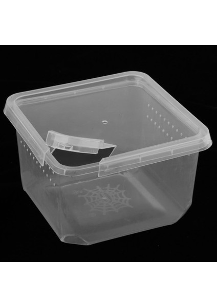 2 Adet 2 Boyutu Plastik Böcek Kaplumbağa Örümcek Habitat Besleme Kutusu Konteyner Tankı (Yurt Dışından)