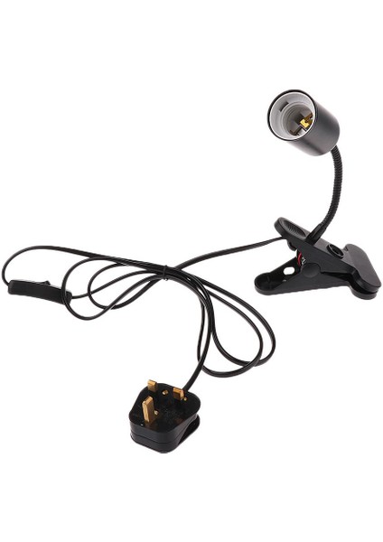 Ayarlanabilir 360 ° Gooseneck Sürüngen Vivarium Isıtma Ampul Lamba Tutucu E27 (Yurt Dışından) fiyatları