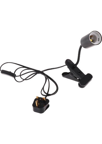 Ayarlanabilir 360 ° Gooseneck Sürüngen Vivarium Isıtma Ampul Lamba Tutucu E27 (Yurt Dışından) indirimleri