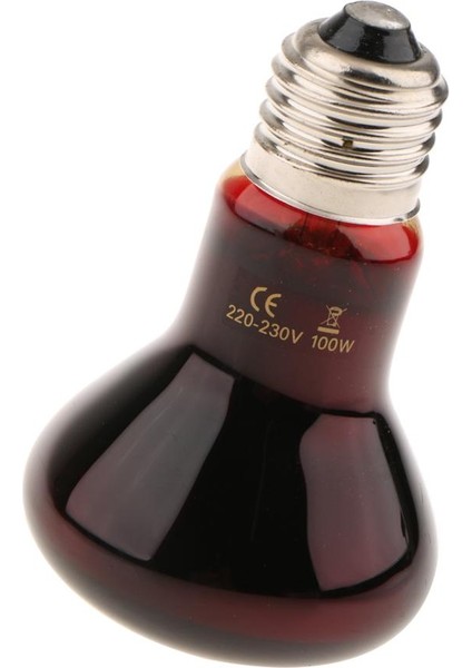 Sürüngen Kaplumbağa Amfibi Nightlight Kızılötesi Işık E27 Baz Isı Lambası 100 W (Yurt Dışından) fiyatları