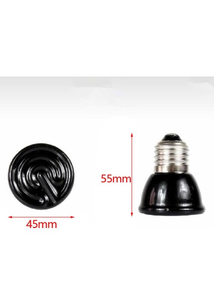 2 Adet 100 W Sürüngen Basınç Spot Lamba Kızılötesi Verici Ampul Vivarium Işığı E27 (Yurt Dışından) indirimleri