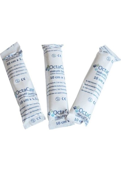 Octacare Hidrofil Sargı Bezi 10CM x 1.5m 3 Adet