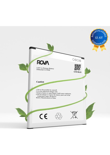 General Mobile Gm 8 Go Batarya 3500 Mah