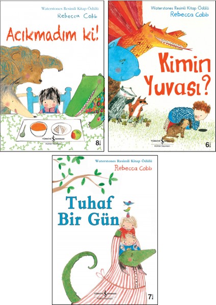 Rebecca Cobb Resimli Hikaye Kitabı Seti / Acımadım Ki - Kimin Yuvası - Tuhaf Bir Gün