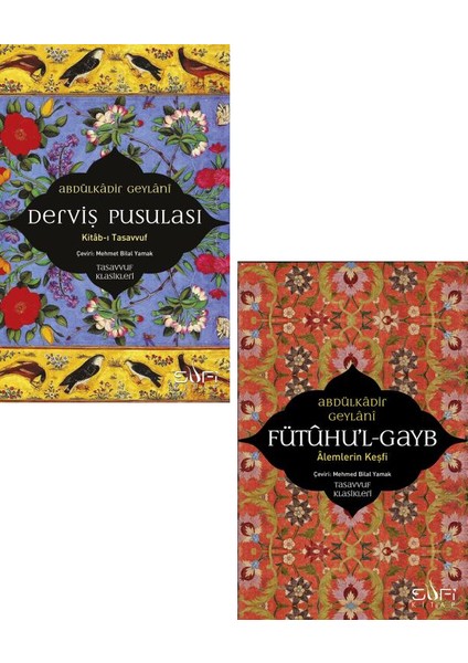 Abdulkadir Geylani 2 Kitap Tasavvuf Seti / Derviş Pusulası - Fütuhul Gayb