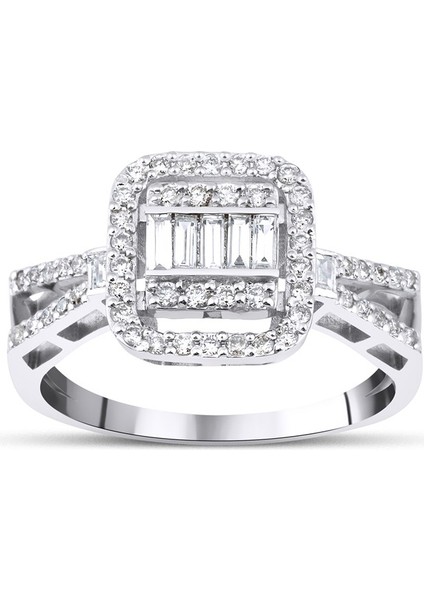 Valentines 0,47 Ct Baget Yüzük