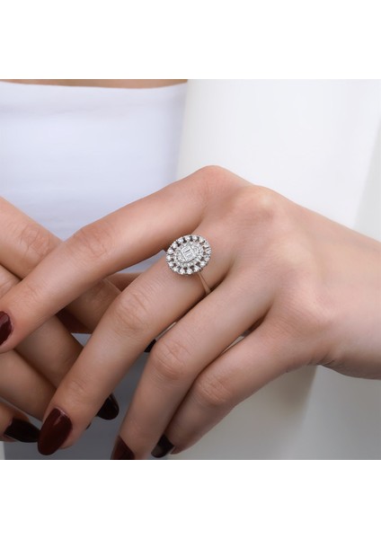 Valentines 0,57 Ct Baget Yüzük fiyatları