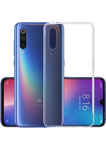 Xiaomi Mi 9 Se Kılıf Şeffaf Süper Silikon Kamera Korumalı
