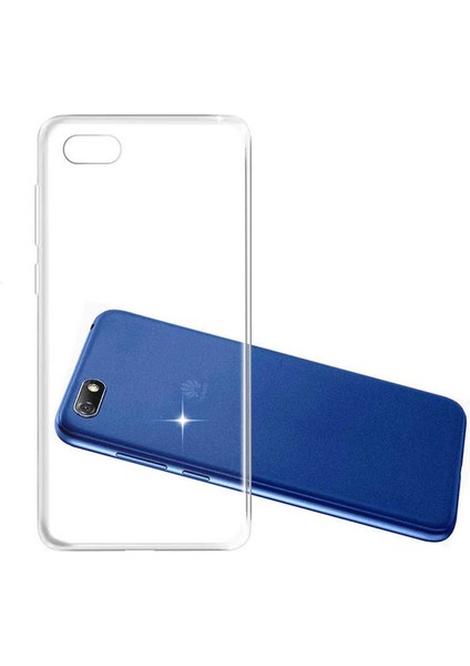 Huawei Y5 2018 Kılıf Şeffaf Süper Silikon Kamera Korumalı fırsatları