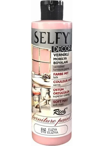 Rich Selfy Decor Vernikli Akrilik 816 Elizya 240ML
