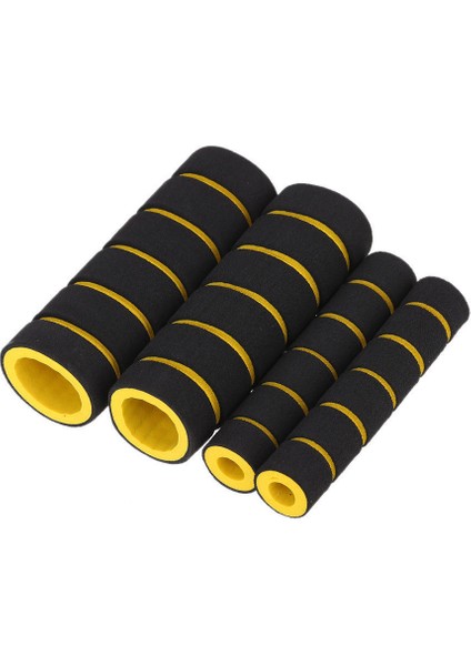 4x Sünger Gidon Kavrama Kaynaklar Yumuşak Köpük Kolu Bar Sapları Sarı Kapak
