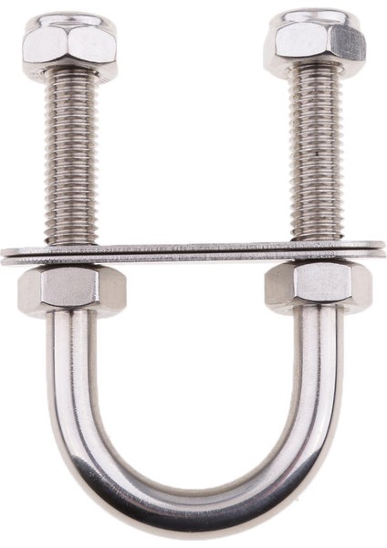 316 Deniz Sınıfı Tekne Paslanmaz Çelik U-Bolt M10 50X90 x 43MM U Cıvata