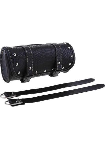Yeni Motosiklet Evrensel Cam Aracı Seti Saddlebag Saklama Çantası Siyah