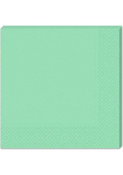 Makaron Peçete, 33 x 33 cm - 16 Adet - Yeşil