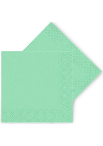 Makaron Peçete, 33 x 33 cm - 16 Adet - Yeşil modelleri