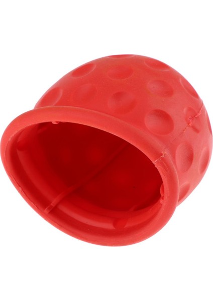 Araba Çekme Topu Bar Çekme Korumak Towbar Towball Kapak Siyah + Kırmızı
