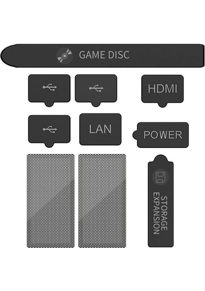 Xbox Serisi S x Aksesuarları Için Toz Kapağı Toz Geçirmez Fiş Kompakt Dayanıklı B
