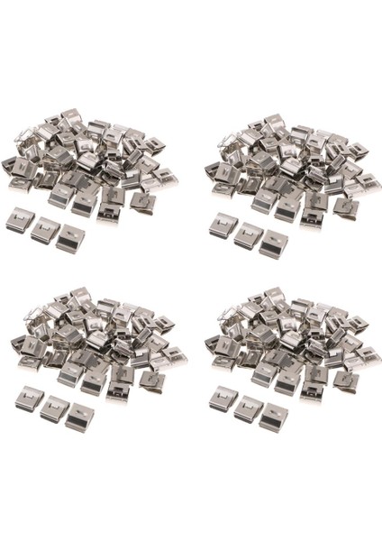 200X Pv Güneş Paneli Tel Kablo Klipleri Dokuz Raptiye Klipleri Yönetimi 180X20MM