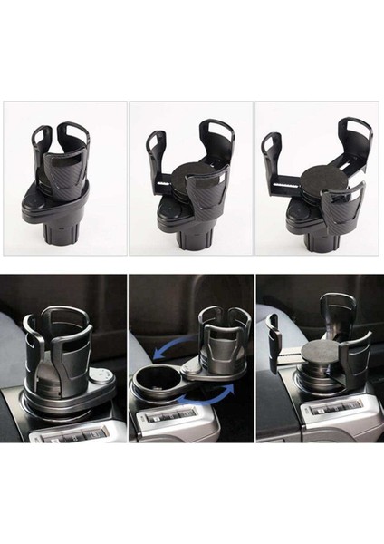 2-In-1 Çok Işlevli Oto Araba Bardak Tutucu Su Şişesi Içecek Tutucu Ayarlanabilir (Yurt Dışından) modelleri