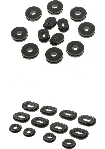24 Adet Motosiklet Fairing Yan Kapak Grommets GS125 Suzuki CG125 Honda