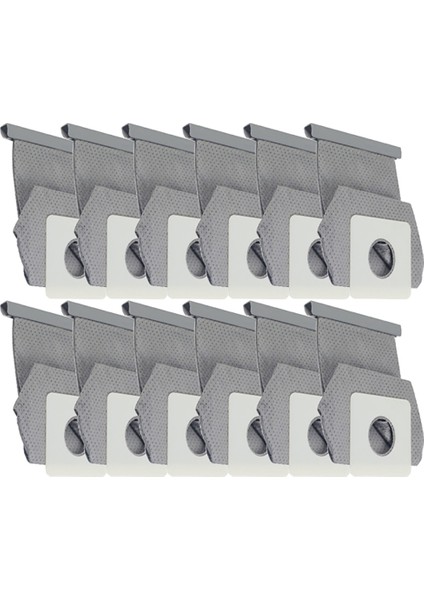 Sanyo Elektrikli Süpürge Için Dokunmamış Kumaş Yıkanabilir Toz Temizleme Torbaları SC-P5A/SC-35A Yedek Çanta Aksesuarları, 12 Paket (Yurt Dışından)