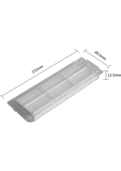 Vakum Aksesuarları Hepa Filtre Silindiri Yan Fırça Xiaomi Mijia STYJ02YM Robotik Vakum Süpürgesi Parçaları (Yurt Dışından) indirimleri