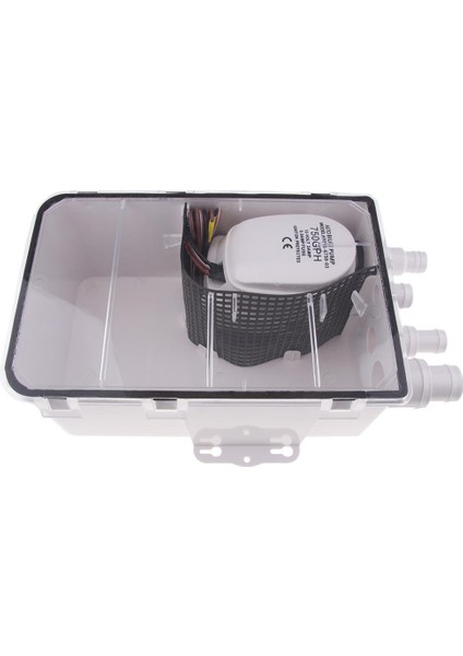 12 V 750GPH Duş Ağzı Pompa Sistemi Otomatik Binge / Tahliye Kutusu Tekne Için indirimleri