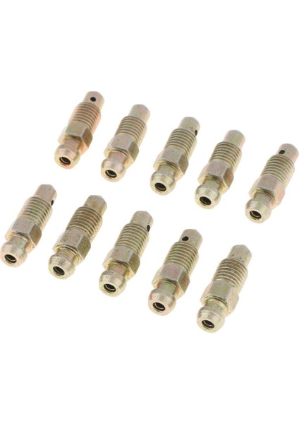 20 Adet M8 * 1.25MM + 1mm Motosiklet Araba Fren Bleeder Nipel Kumpas Kanama Vidalar