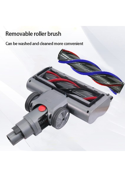 Kabarık Elektrikli Zemin Fırça Kafası Için Dyson V7 V8 V10 V11 Elektrikli Süpürge Yedek Parçalar Rulo Fırça (Yurt Dışından)
