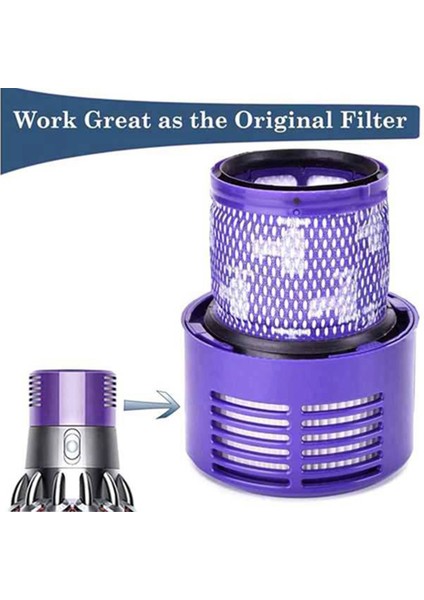 Dyson V10 SV12 Cyclone Animal Absolute Total Clean Elektrikli Süpürge Için Filtre Hepa Ünitesi Yıkanabilir Filtreler Aksesuarlar -C (Yurt Dışından) fırsatları