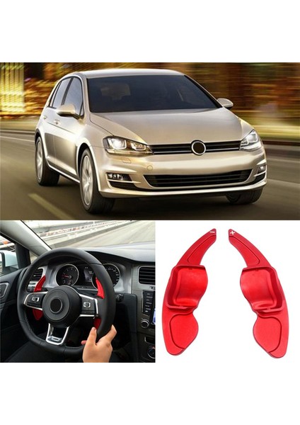 Vw Golf Golf Için Kırmızı Araba Vites Kürek 5 R32 Gtx / Gtıs / Gt-Tsı 2pack