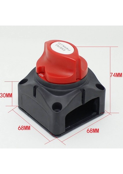 Marine Tekne Araba Rv Atv Araçları Için Pil Bağlantısı Kesikli Anahtarı